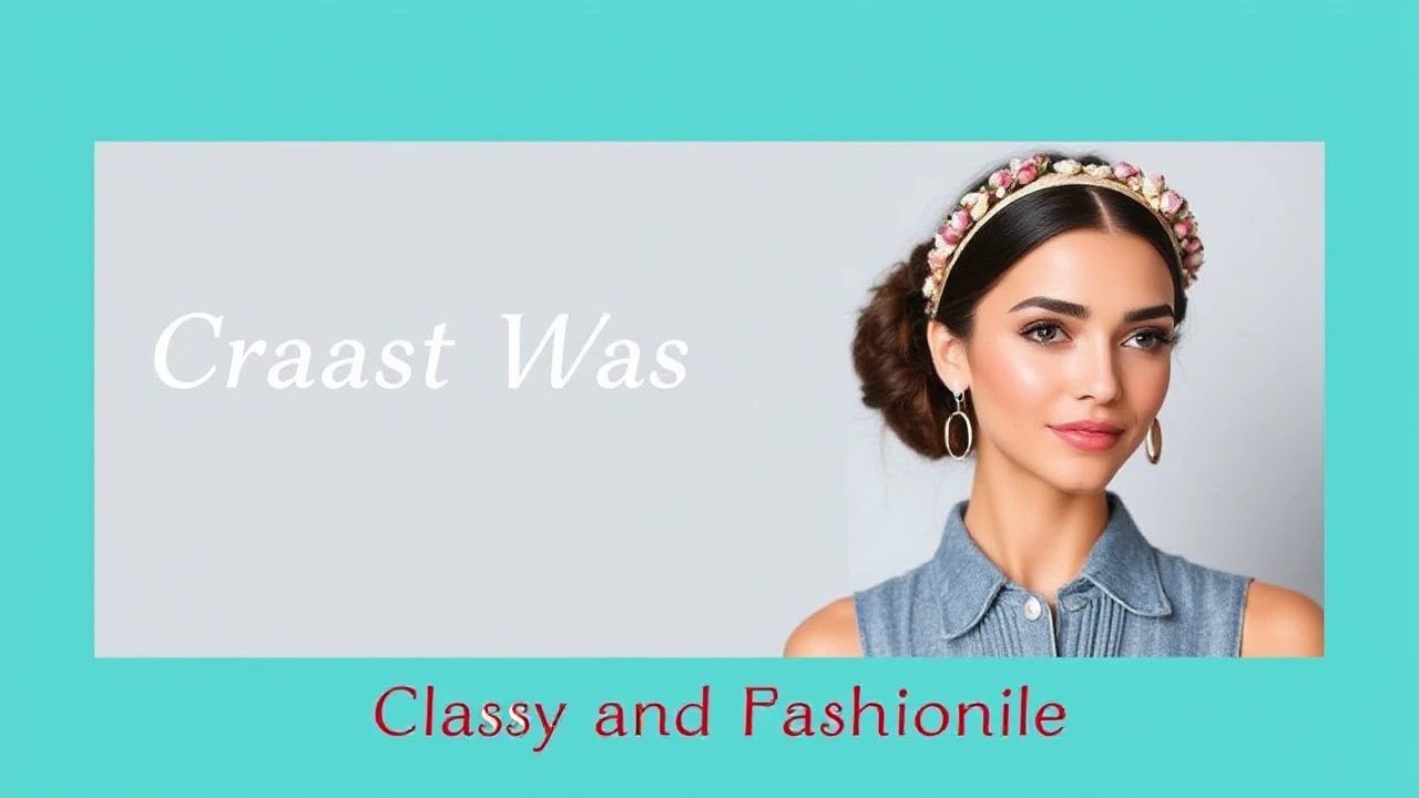 Classy and Fashionable: Creative Ways to Style Diademas